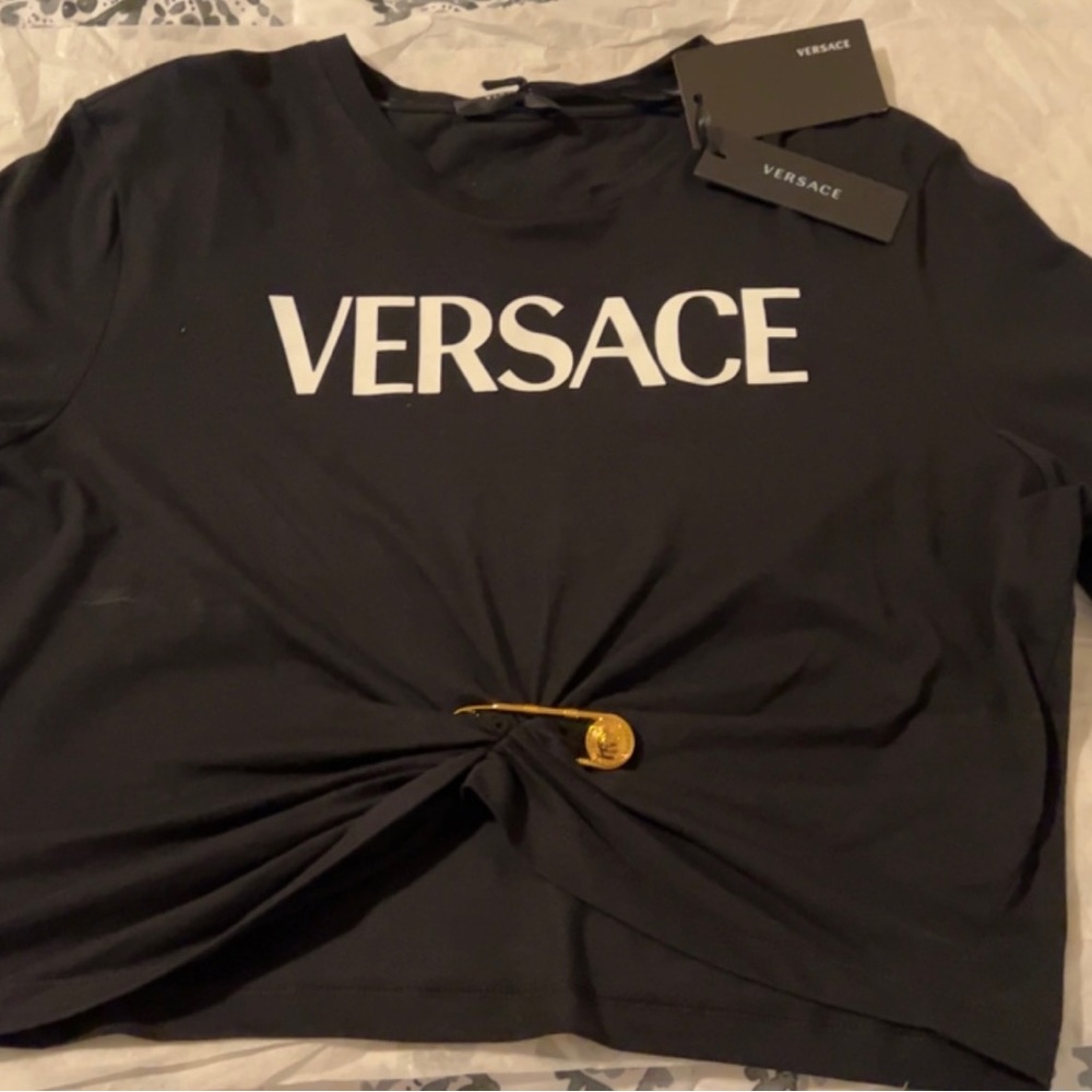 Versace Safety pin T-shirt